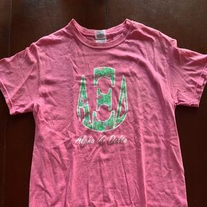 Alpha Xi Delta Lily Pulitzer Print TShirt